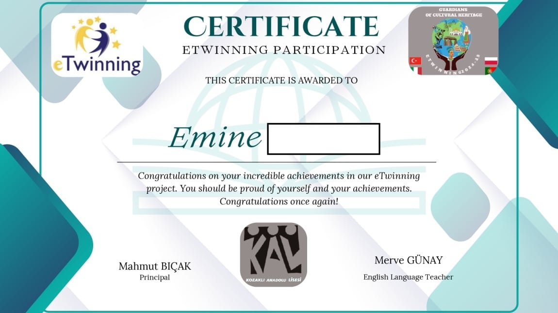 eTwinning projesi finale doğru gidiyor